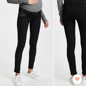 EUC Paige Skinny Black Maternity Jeans Transcend Verdugo size 26